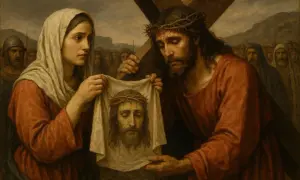 La vera storia della Veronica: un volto impresso su un velo, un gesto di pietà durante la Via Crucis.