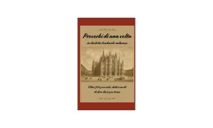 Copertina di "Proverbi di una volta", con il Duomo di Milano e la dicitura "proverbi brianzoli" in dialetto lombardo.