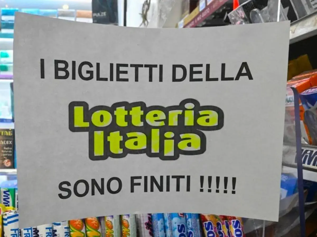 I biglietti della Lotteria Italia sono finiti! Niente estrazione della Befana quest'anno per chi non ha acquistato in tempo.